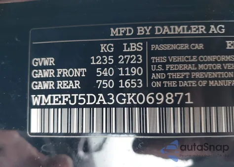 2016 Smart Fortwo Passion z USA, uszkodzony, nr VIN WMEFJ5DA3GK069871